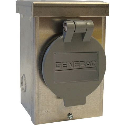 box generator electric|60 amp generator inlet box.